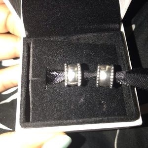 Authentic Pandora Sterling Silver Clips $20 for 2